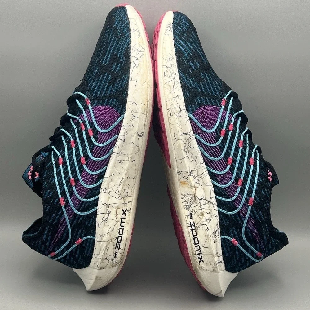 2022 Nike Pegasus Turbo Next Nature Black‎ Fuchsia Runner - Men's Size 11 USED